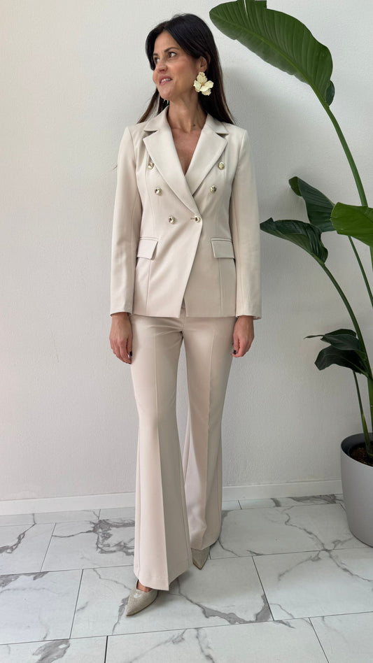PANTALONE TULIPANO VANIGLIA