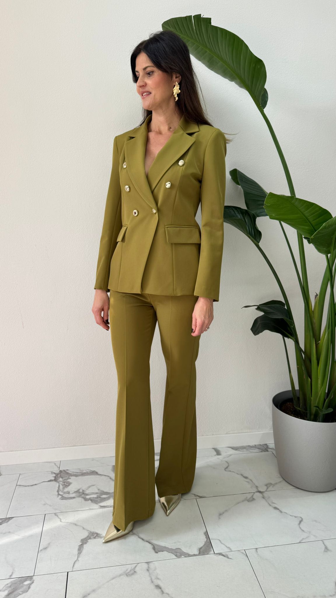 PANTALONE TULIPANO OLIO