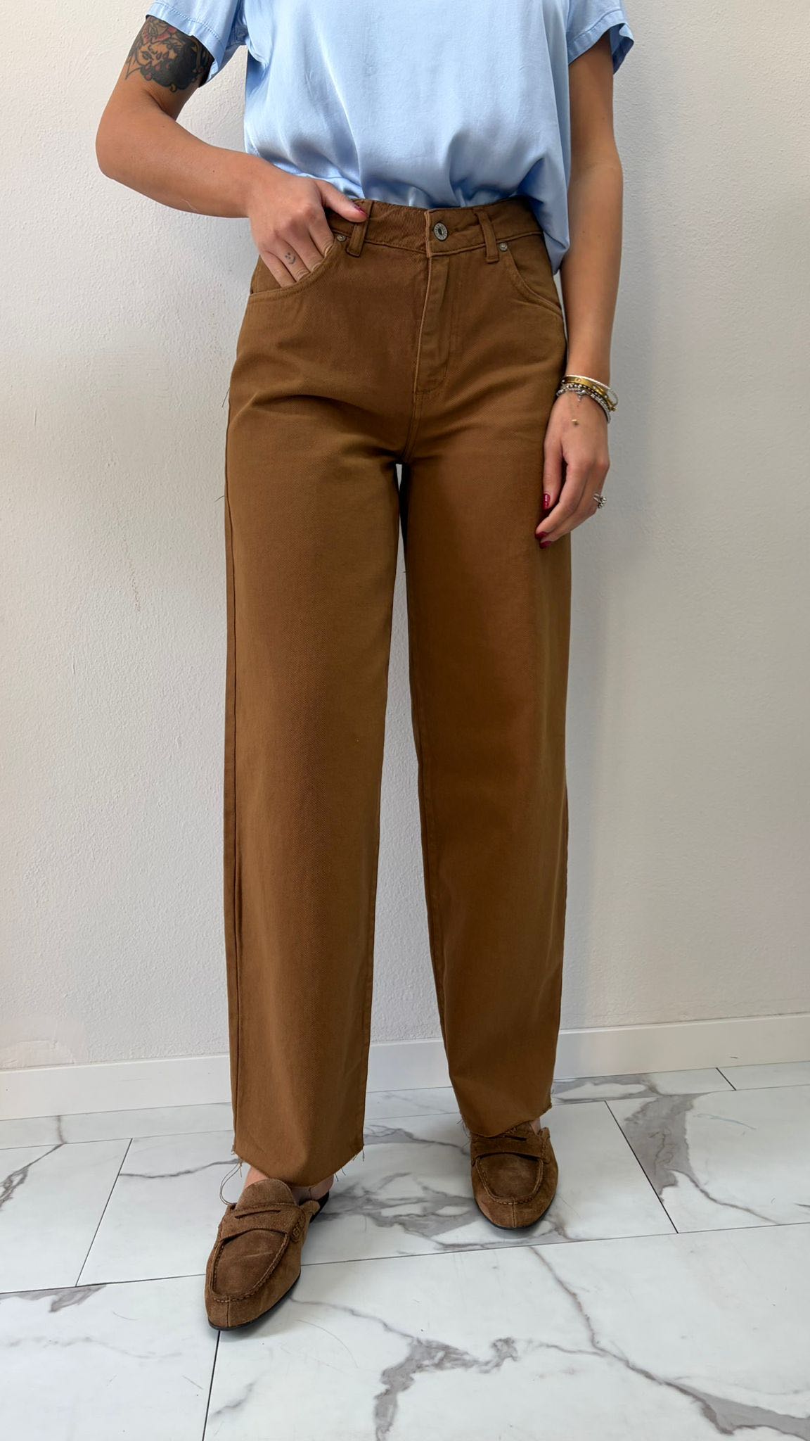 JEANS GAMBA DRITTA TERRA