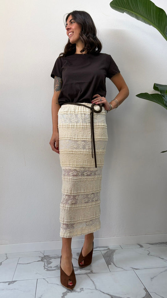 LONGUETTE PIZZO PANNA
