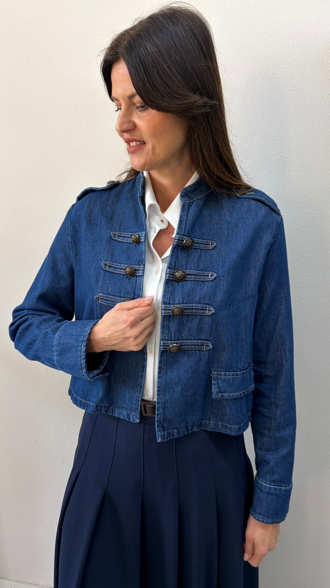 GIACCA DENIM NAPOLEONE