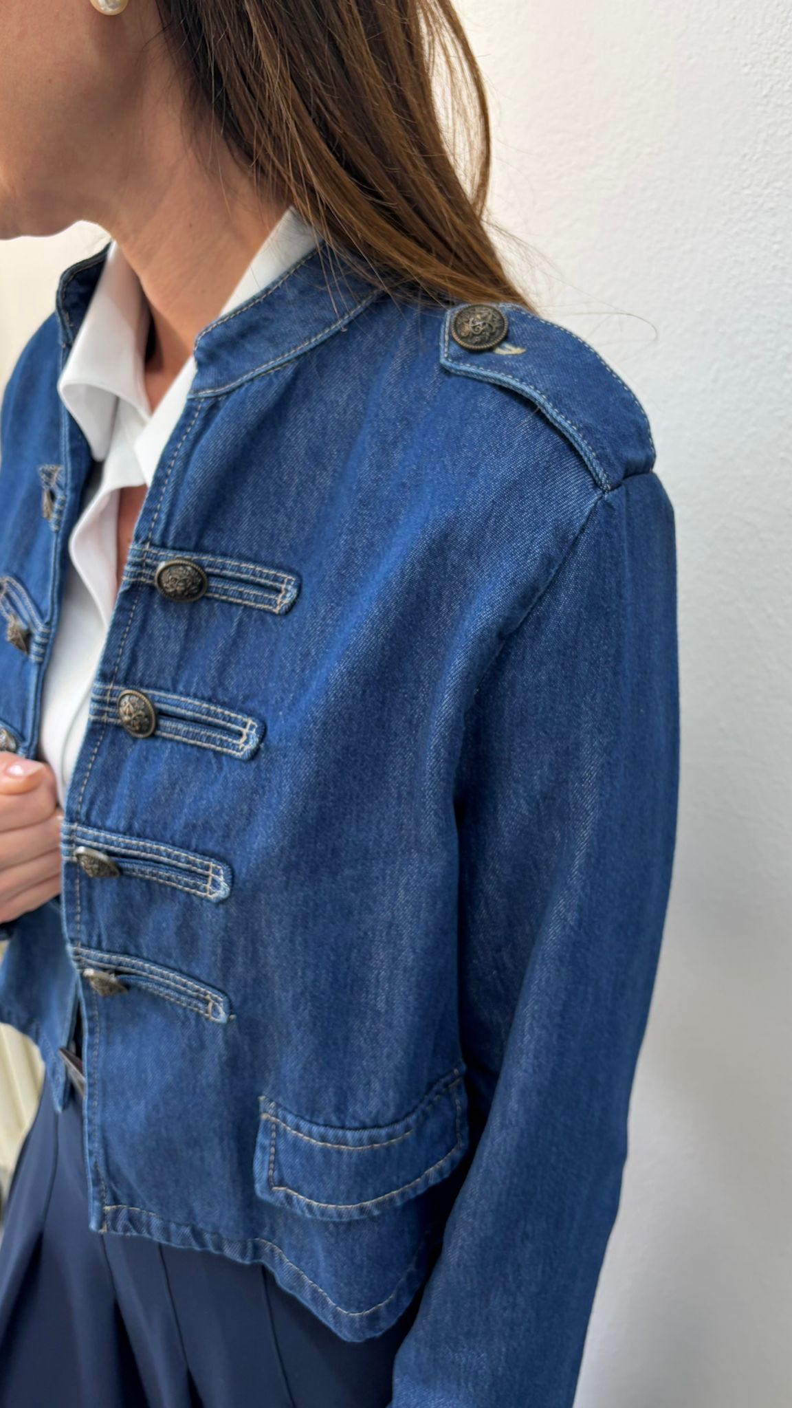 GIACCA DENIM NAPOLEONE