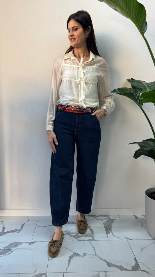 JEANS BAGGY LAVAGGIO SCURO