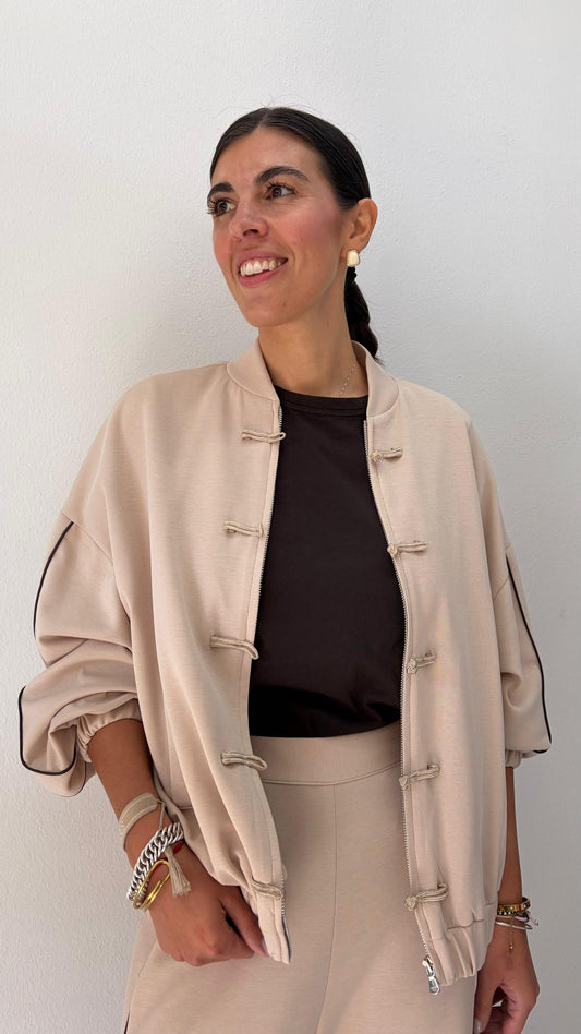 BOMBER PECHINO BEIGE