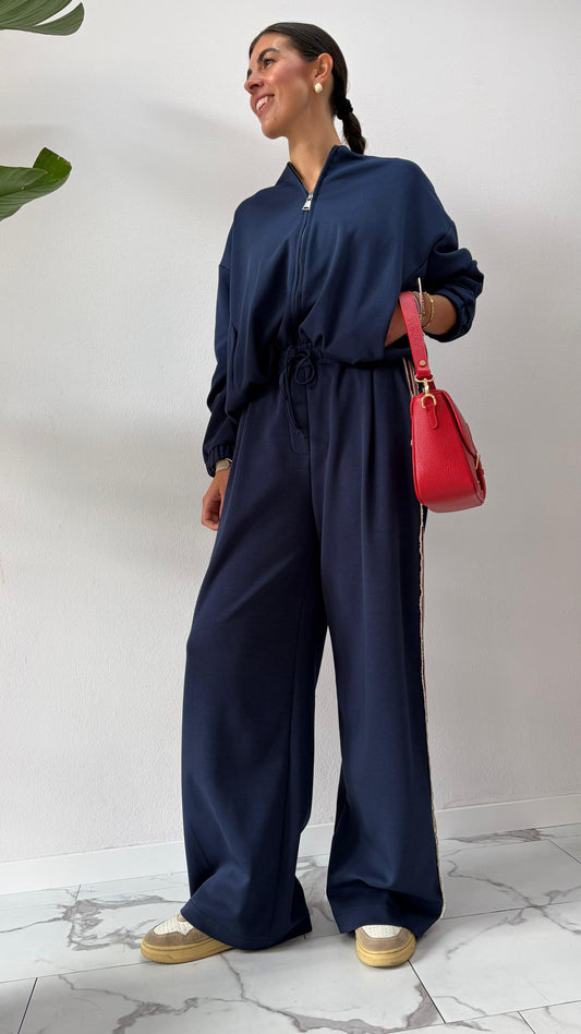 BOMBER SPORTY CHIC BLU