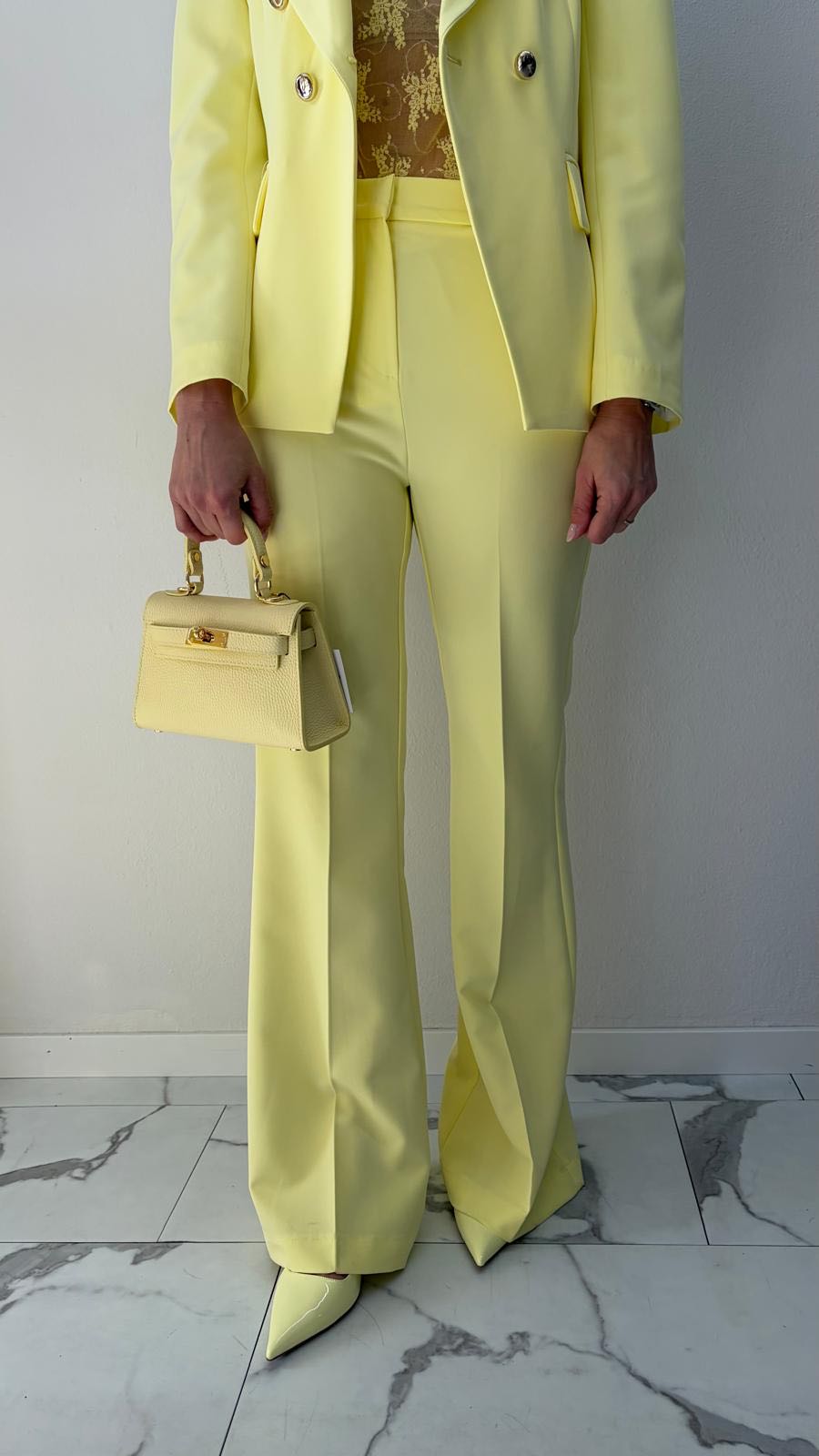 PANTALONE TULIPANO GIALLO