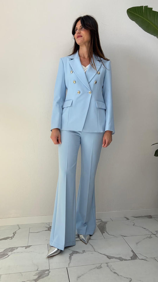 PANTALONE TULIPANO AZZURRO