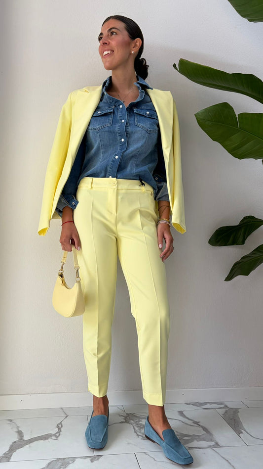 PANTALONE BASIC GIALLO
