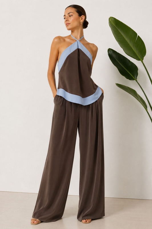 PANTALONE PALAZZO MODAL MORO