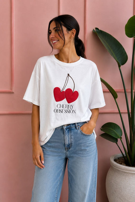 T-SHIRT CHERRY OBSESSION