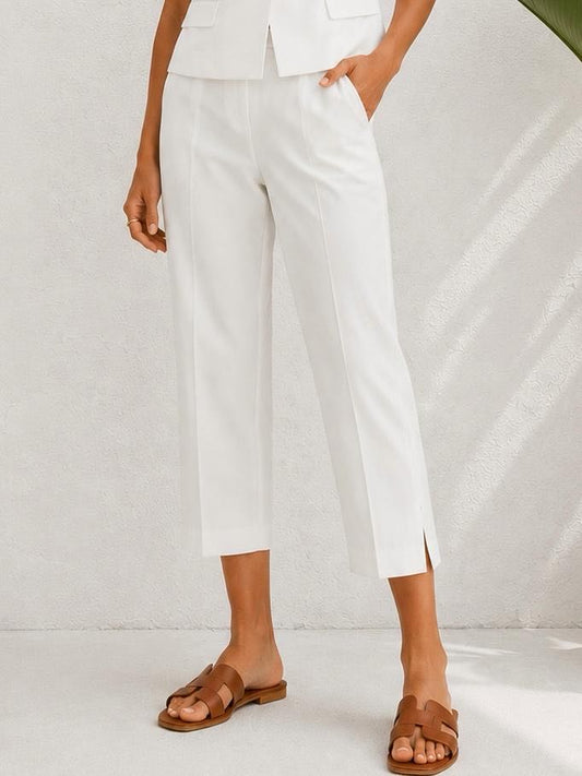 PANTALONE CAPRI EVA BIANCO