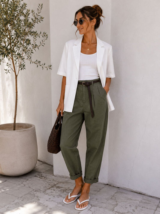 PANTALONE LORENA MILITARE