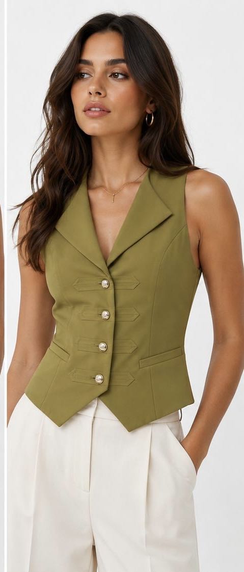 GILET IMPERO OLIO