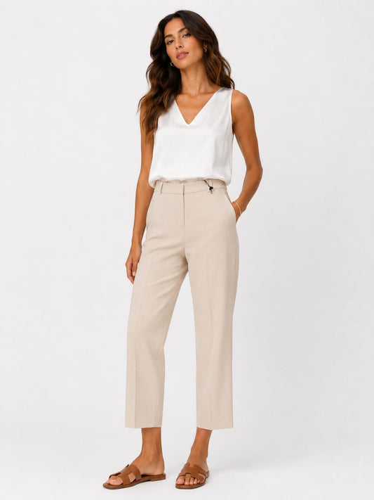 PANTALONE IMPERO SABBIA