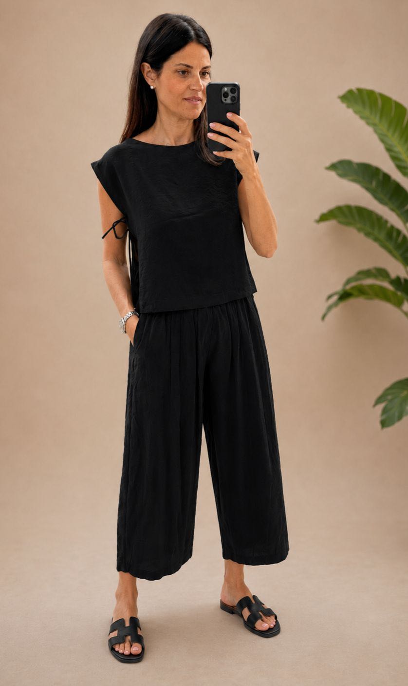 PANTALONE HAVANA NERO