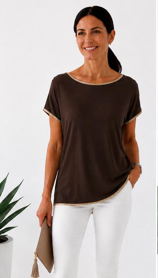 MAGLIA OVER SMILE MORO
