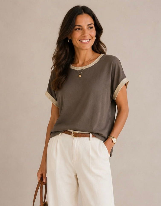 MAGLIA SMILE SCATOLETTA MORO