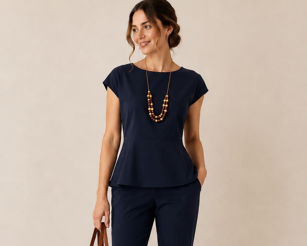 CAMICIA COTONE MIA BLU