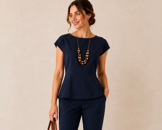 CAMICIA COTONE MIA BLU