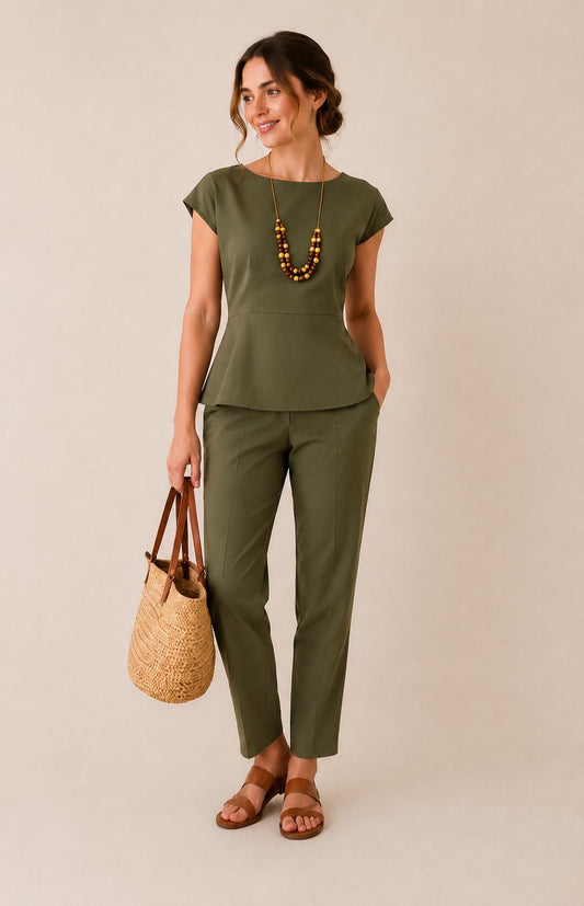 CAMICIA COTONE MIA VERDONE