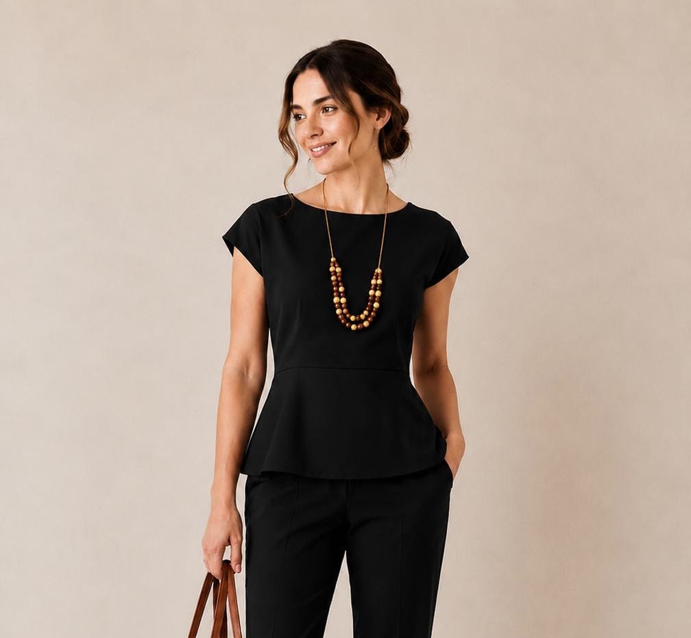 CAMICIA COTONE MIA NERO