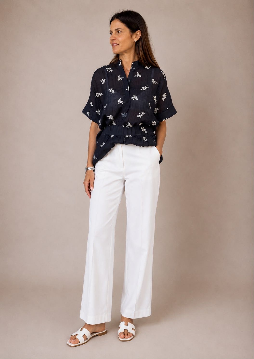 CAMICIA PRISCILLA BLU