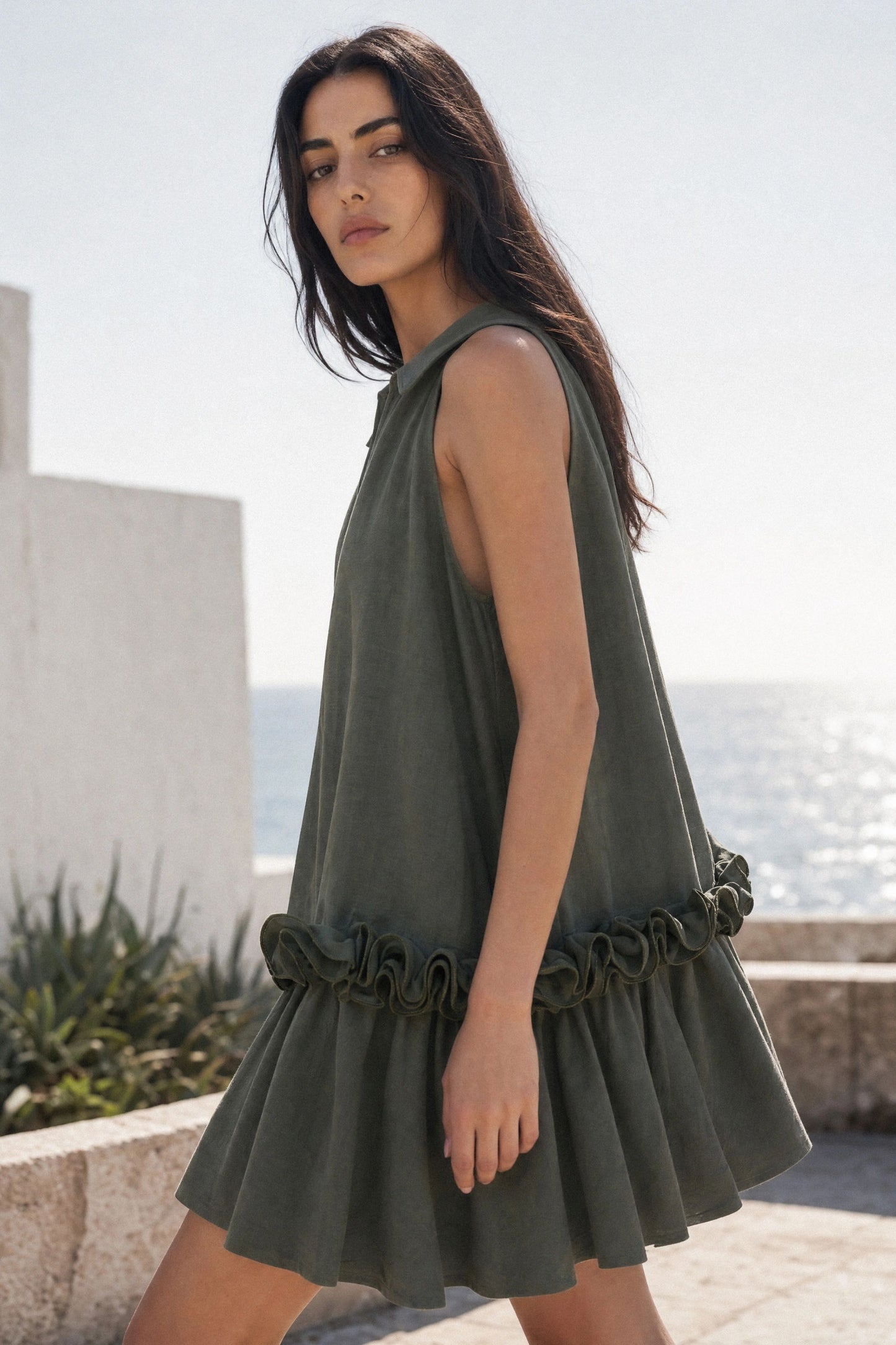 ABITO MANILA VERDE MILITARE