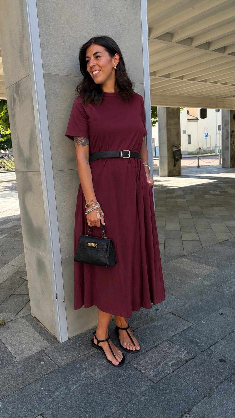 ABITO COMFY BORDEAUX