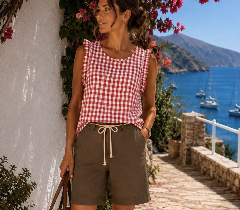 CAMICIA VICHY ROSSA