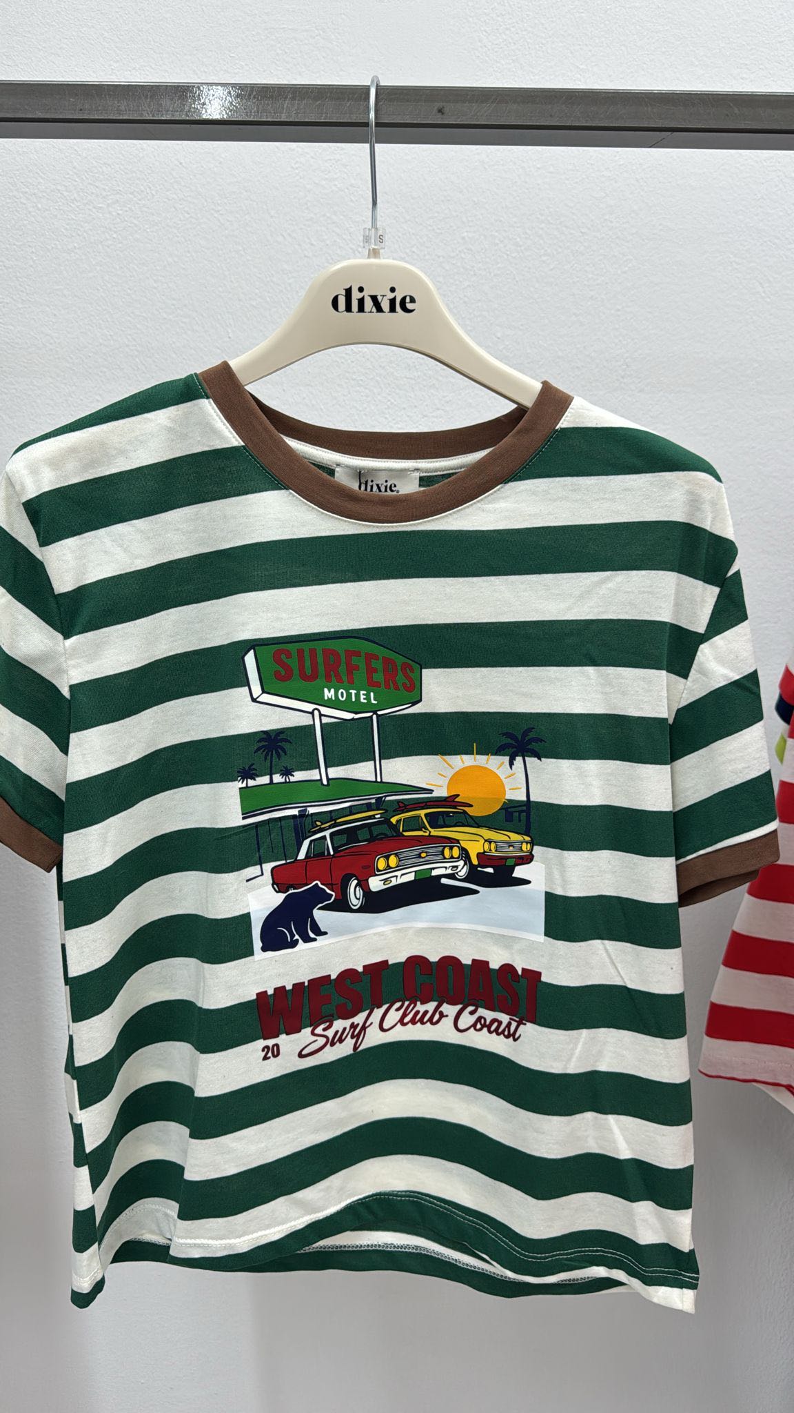 T-SHIRT RIGATA WEST COAST