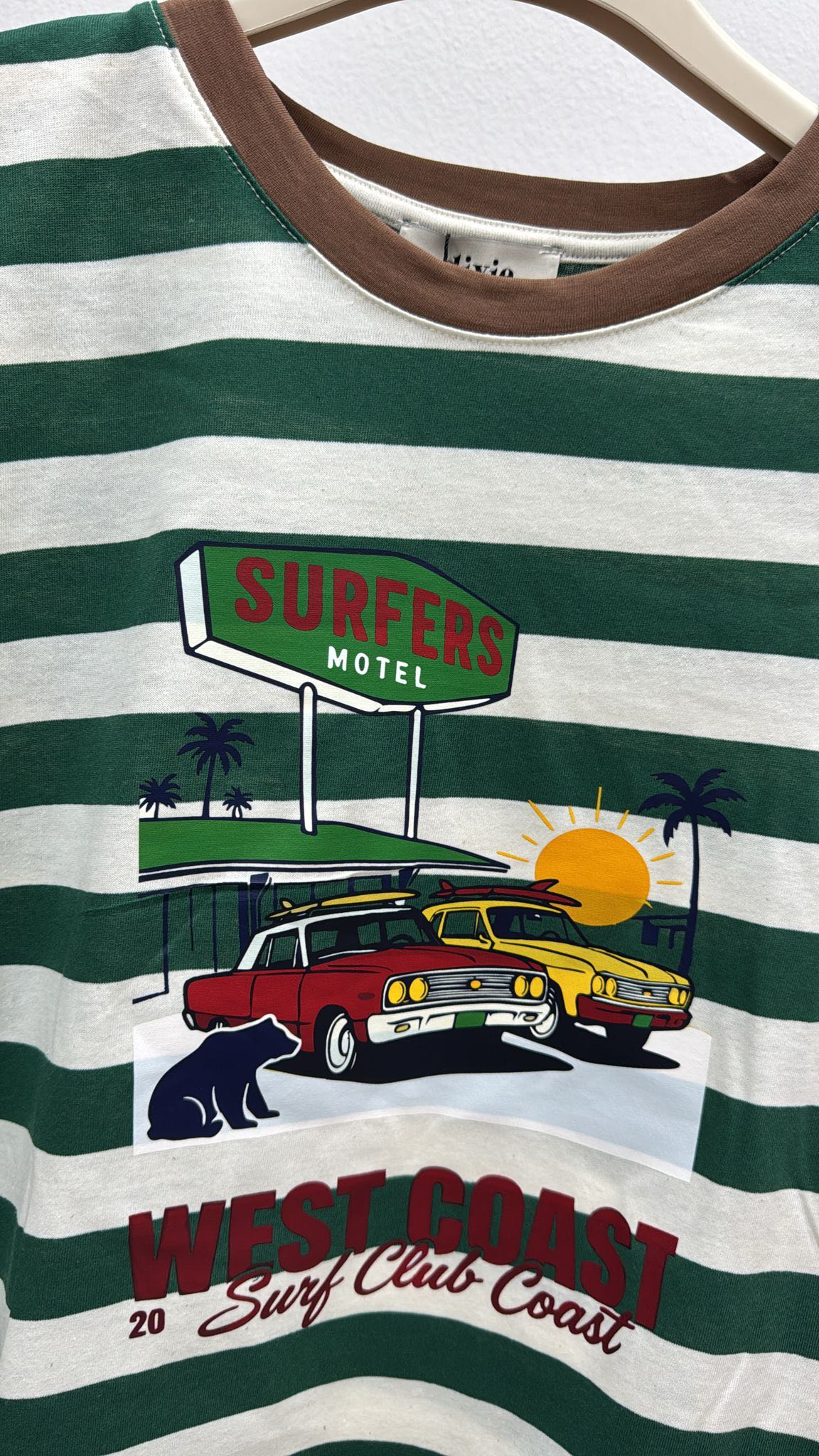 T-SHIRT RIGATA WEST COAST