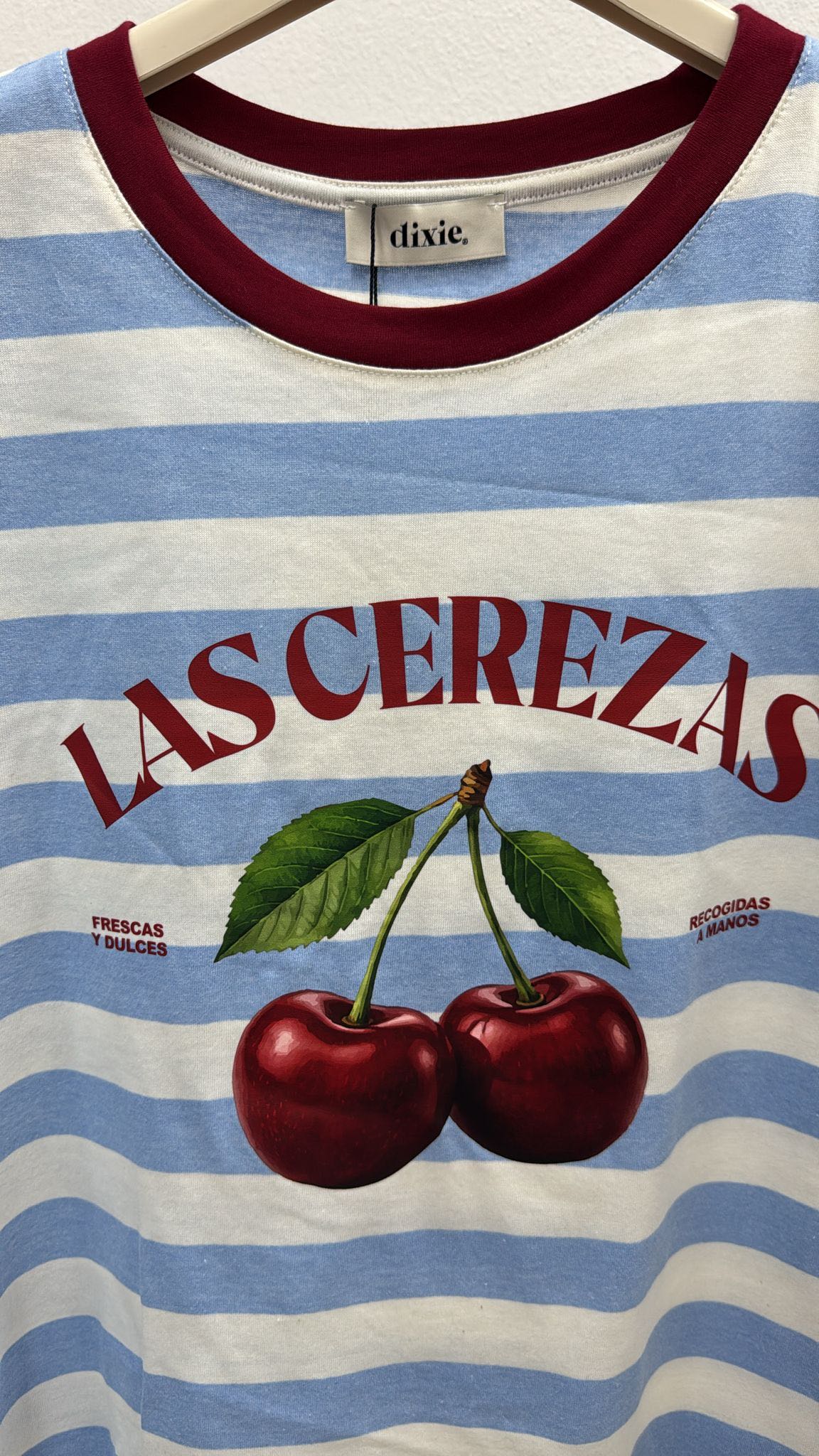 T-SHIRT RIGATA LAS CEREZAS