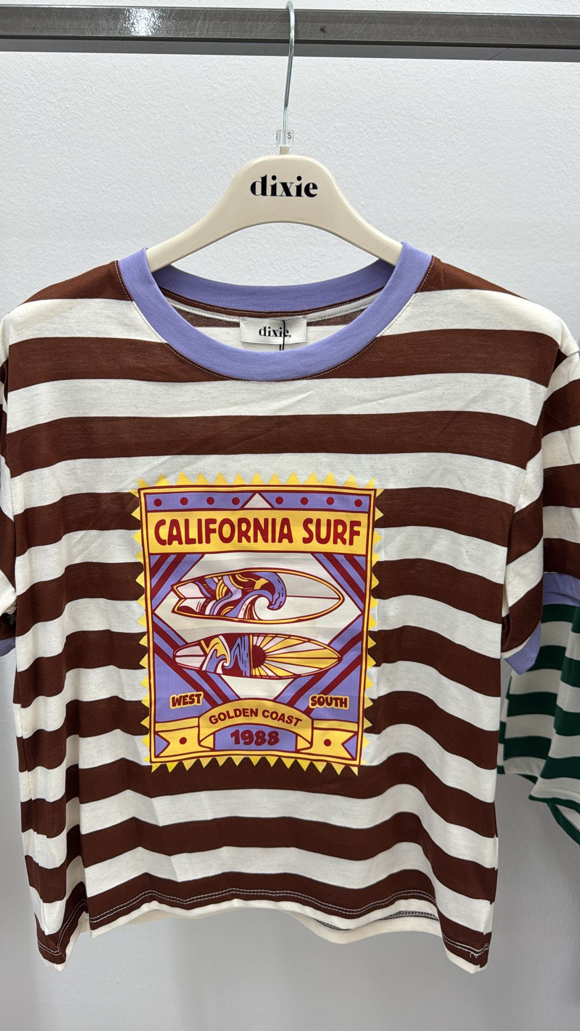T-SHIRT RIGATA CALIFORNIA SURF