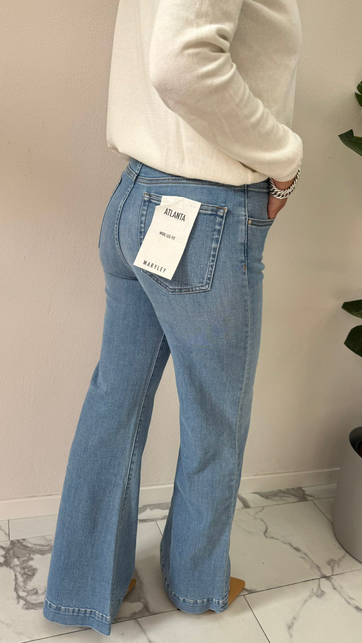 JEANS ATLANTA AZZURRO ELASTICIZZATO