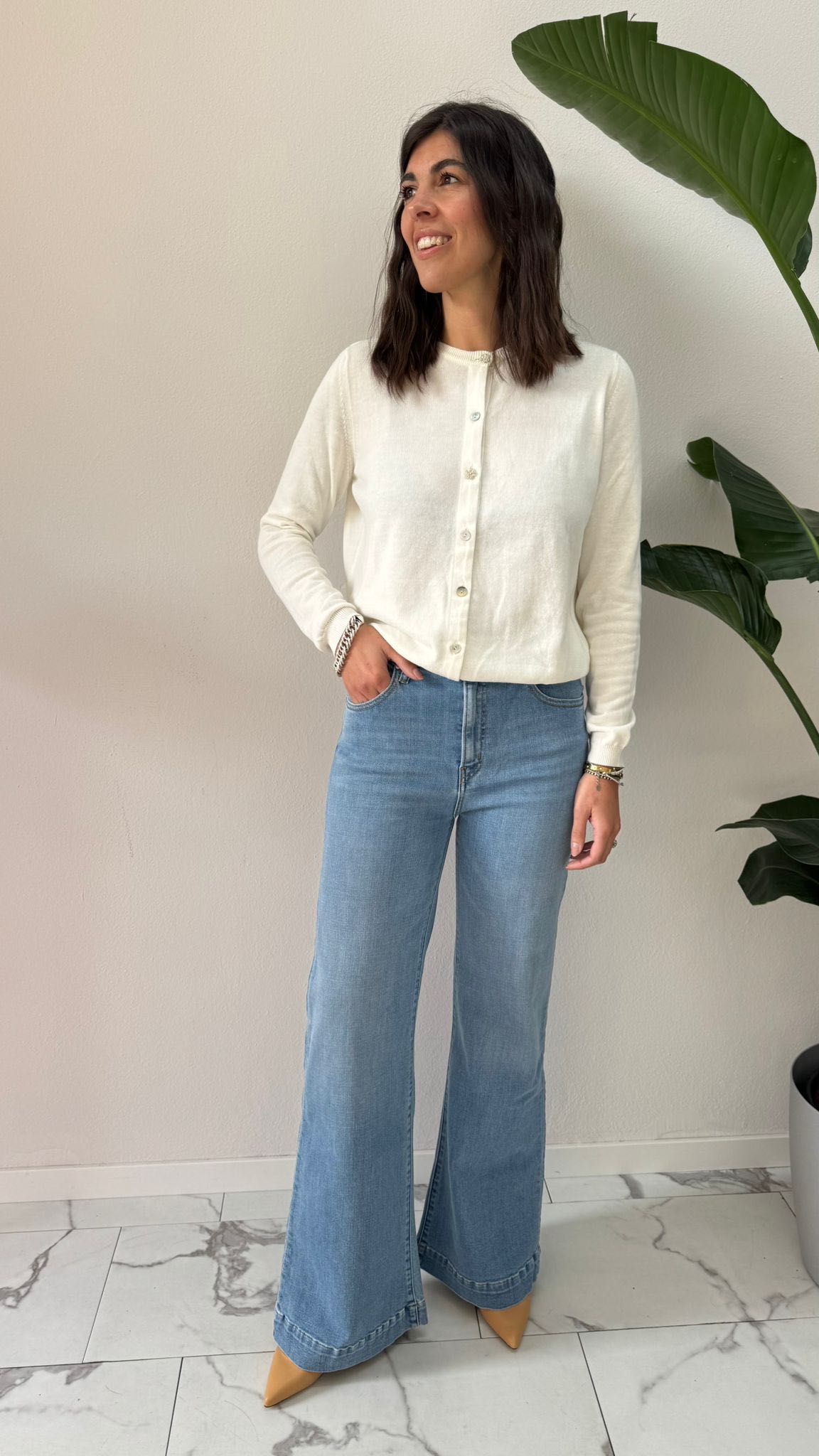 JEANS ATLANTA AZZURRO ELASTICIZZATO