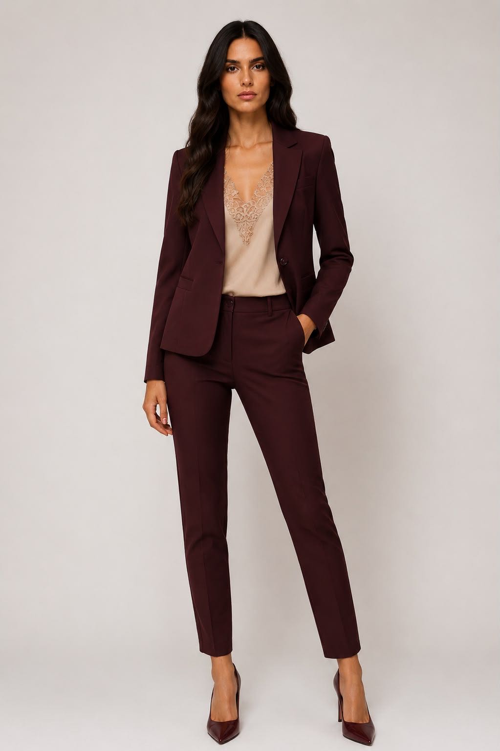 GIACCA BASIC BURGUNDY