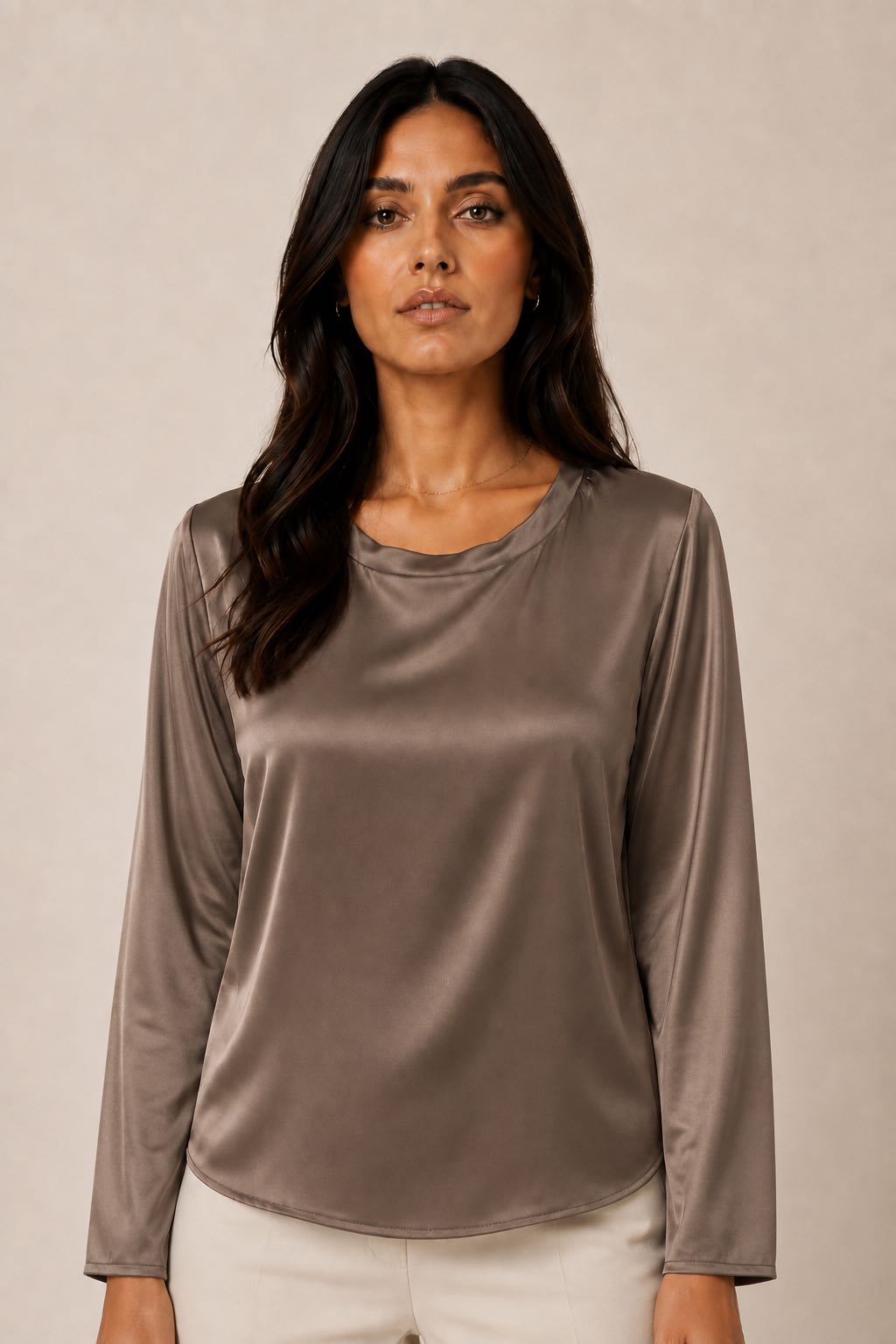 BLUSA MANICA LUNGA GIROCOLLO WOLF