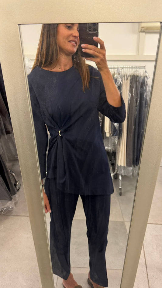 BLUSA SVASATA ANELLO PUNTO MILANO BLU