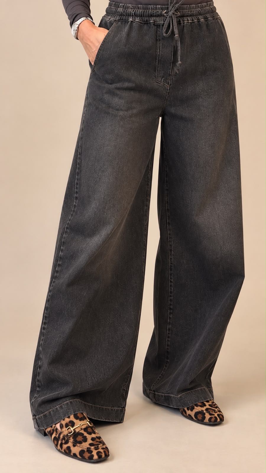 JEANS STREET MARRONE