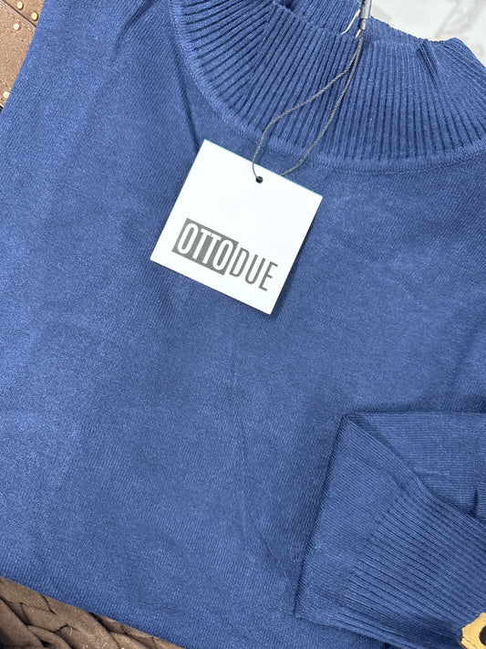 LUPETTO BASIC VISCOSA BLU