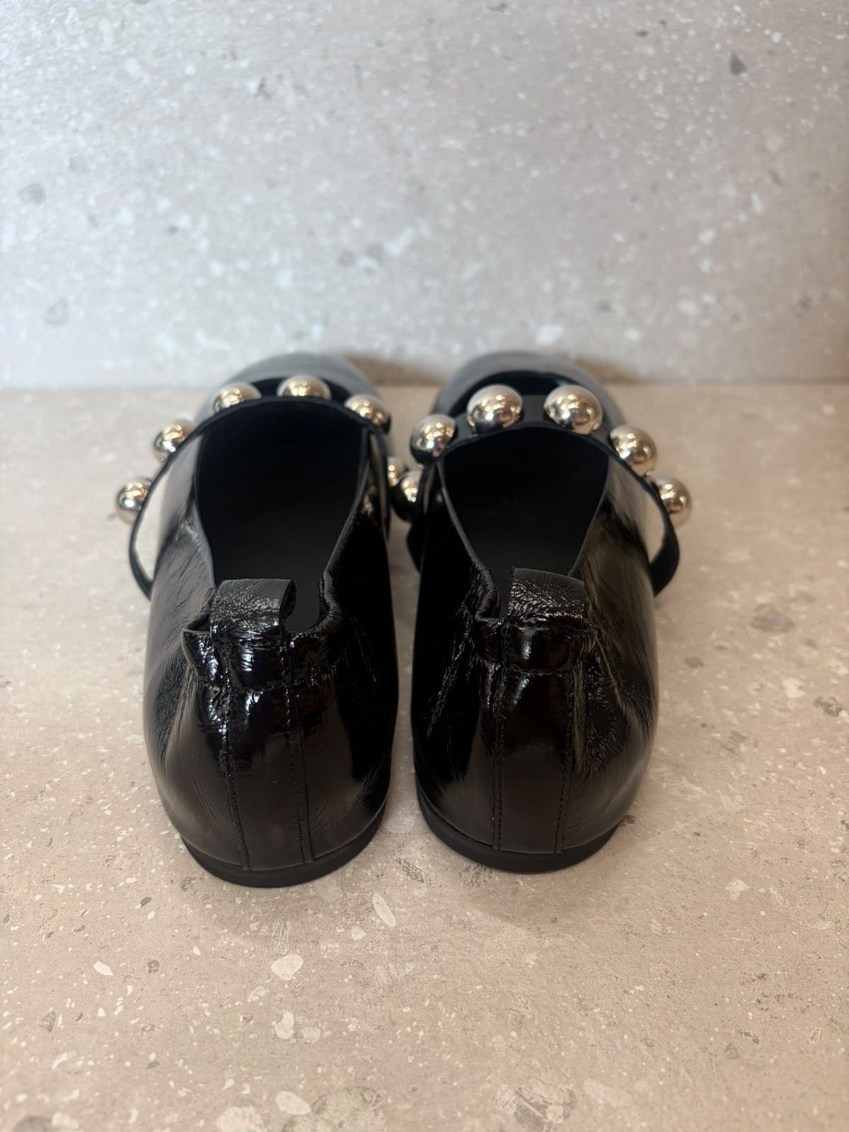 BALLERINA SFERE ARGENTO NERA