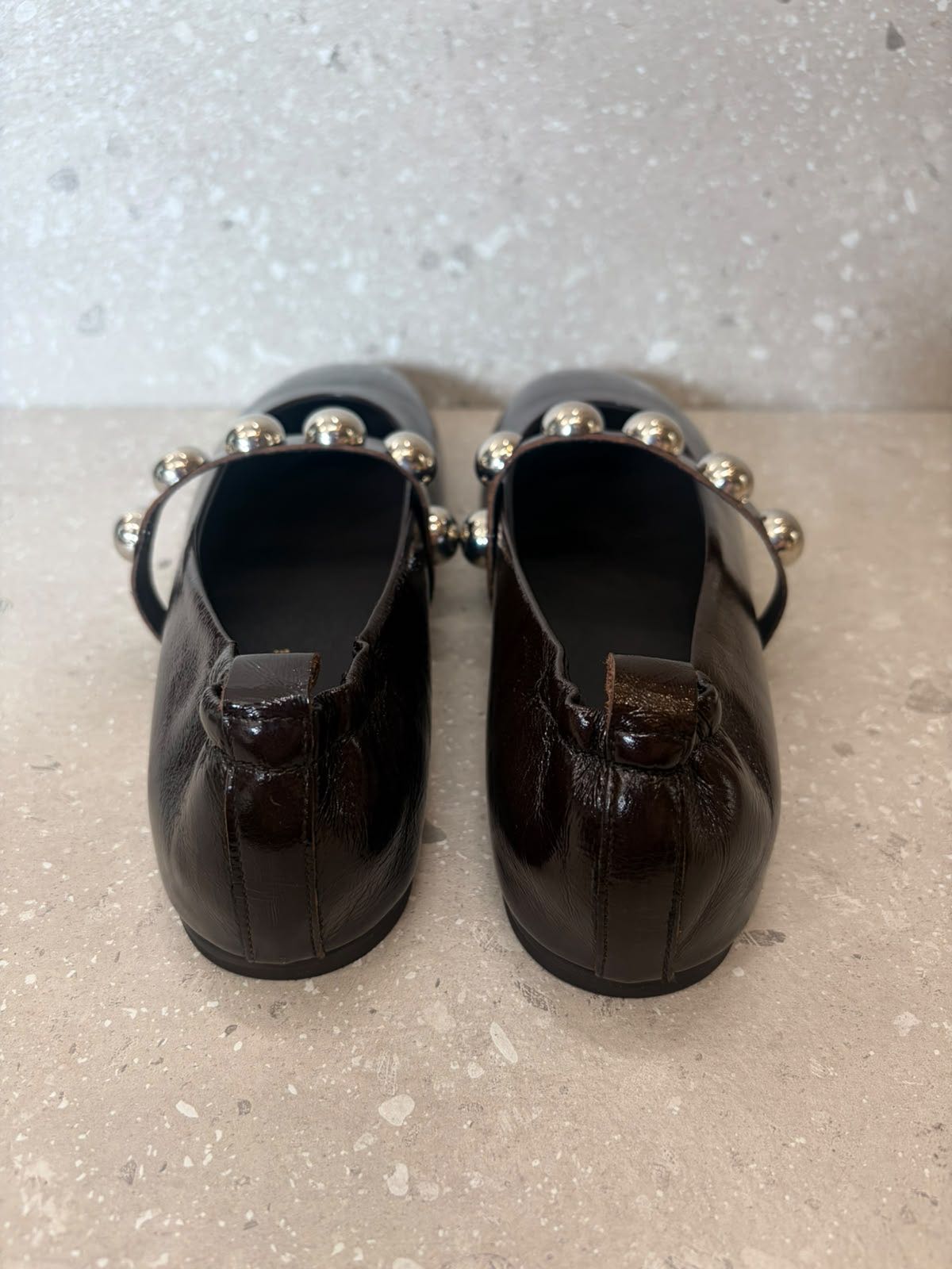 BALLERINA SFERE ARGENTO BRUCIATO