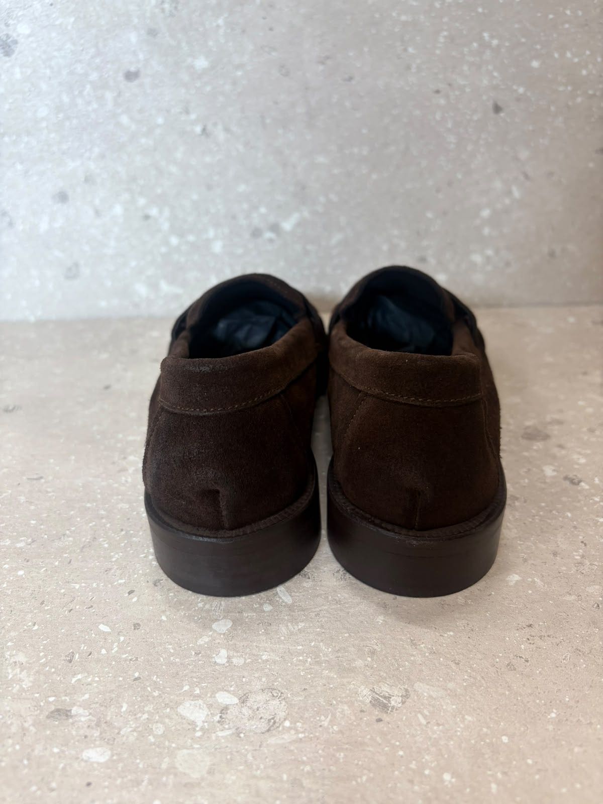 MOCASSINO LOAFER CAMOSCIO TESTA DI MORO