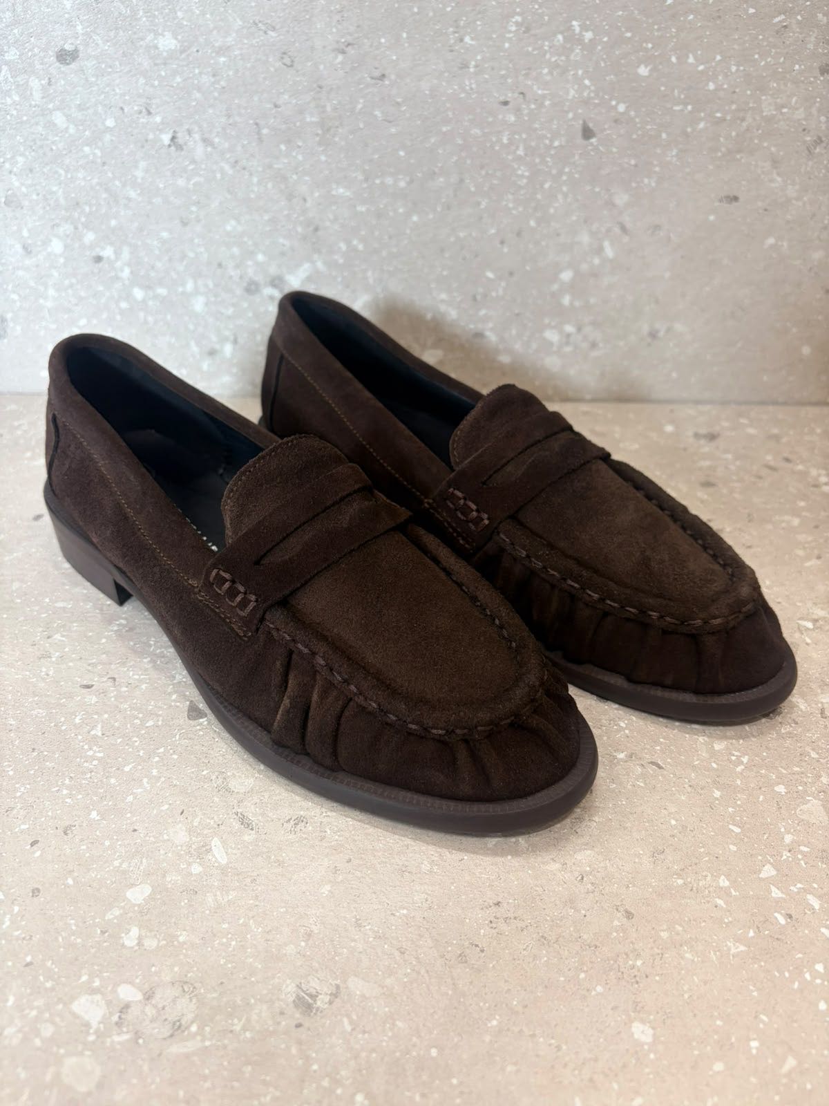 MOCASSINO LOAFER CAMOSCIO TESTA DI MORO