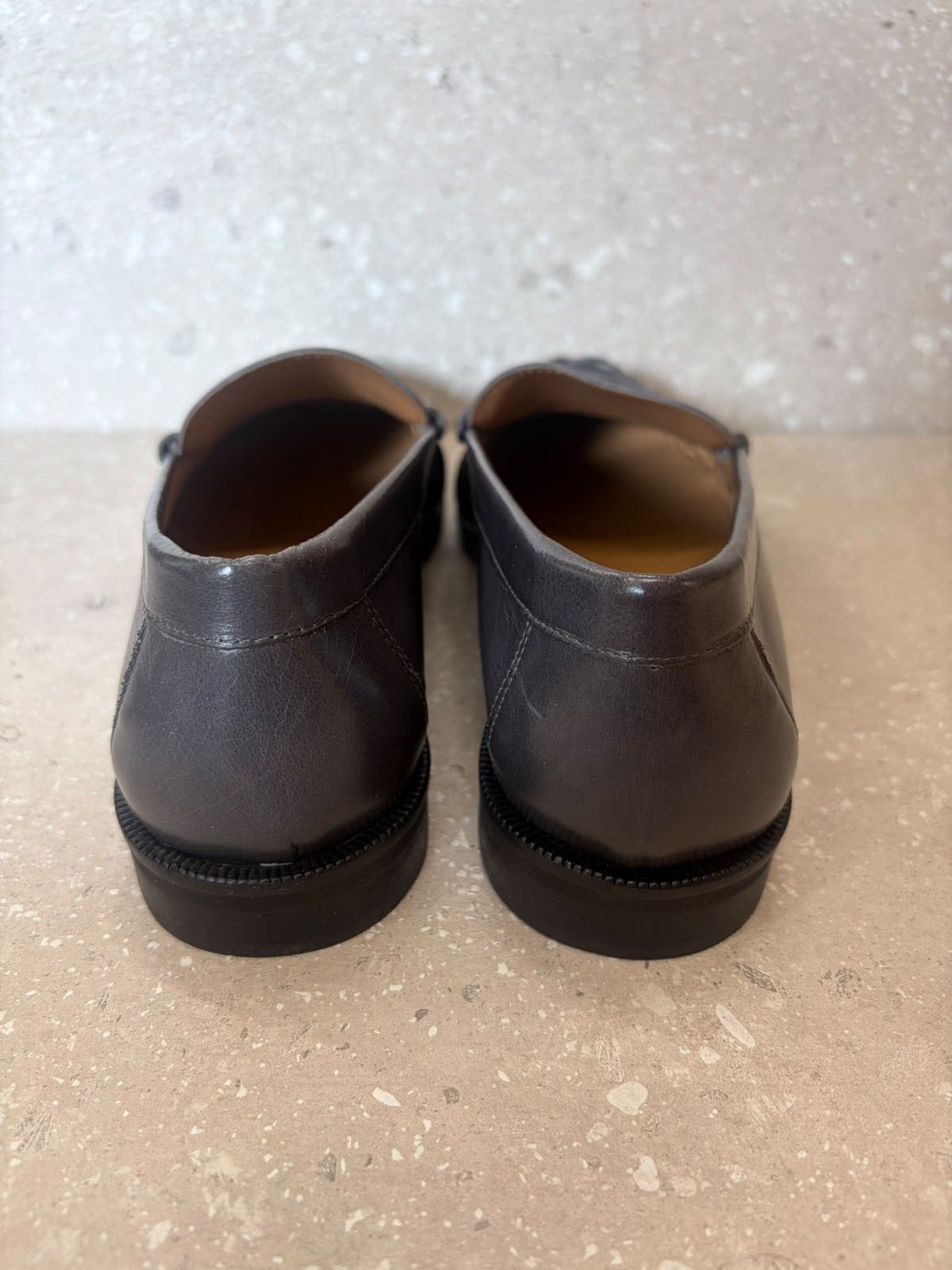 MOCASSINO LOAFER PELLE GRIGIO