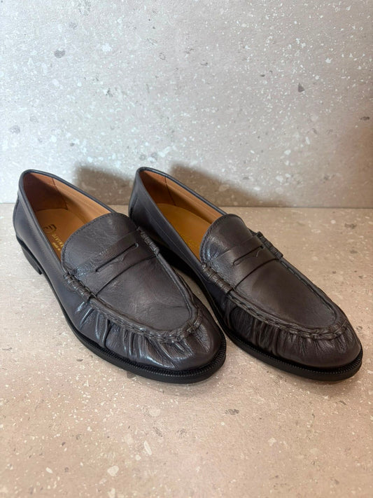 MOCASSINO LOAFER PELLE GRIGIO