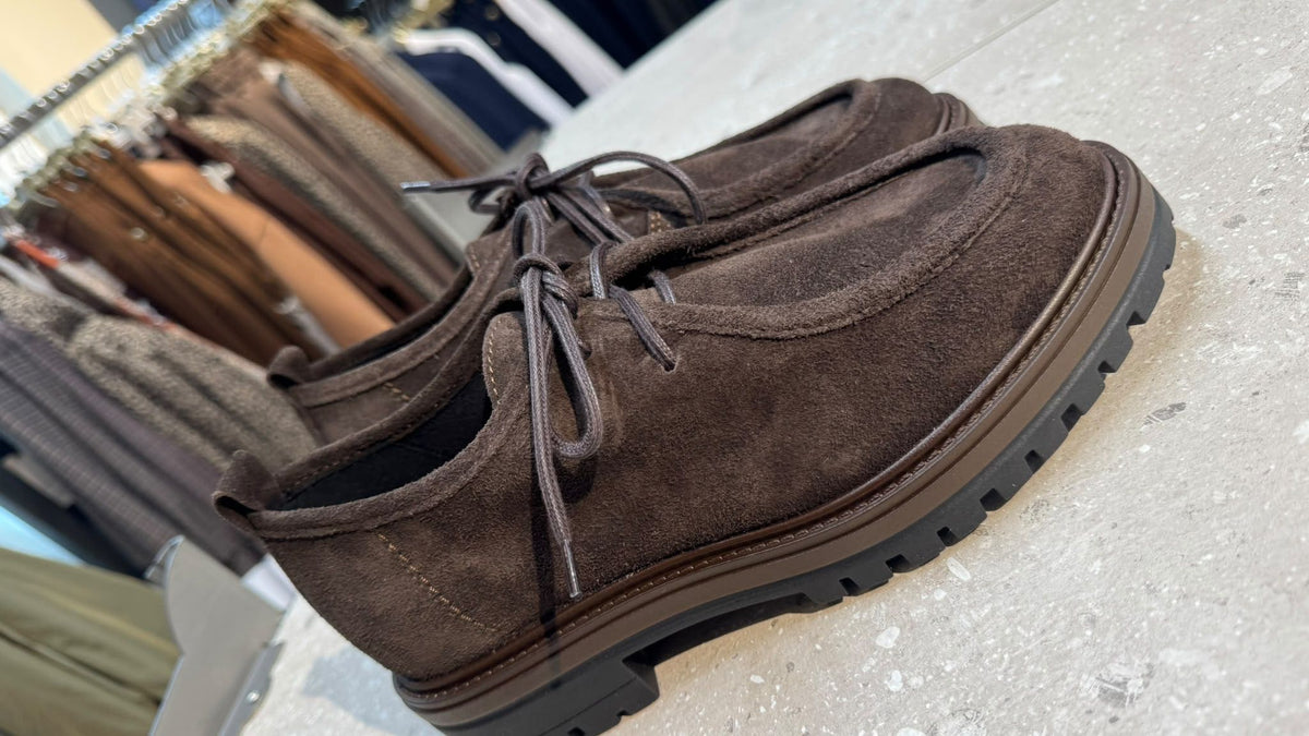 MOCASSINO STRINGATO MORO