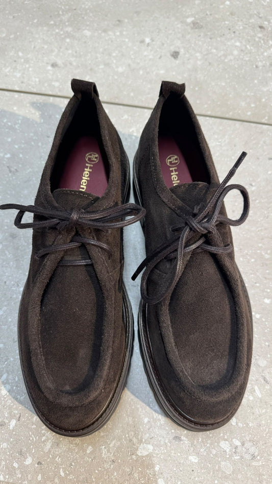 MOCASSINO STRINGATO MORO
