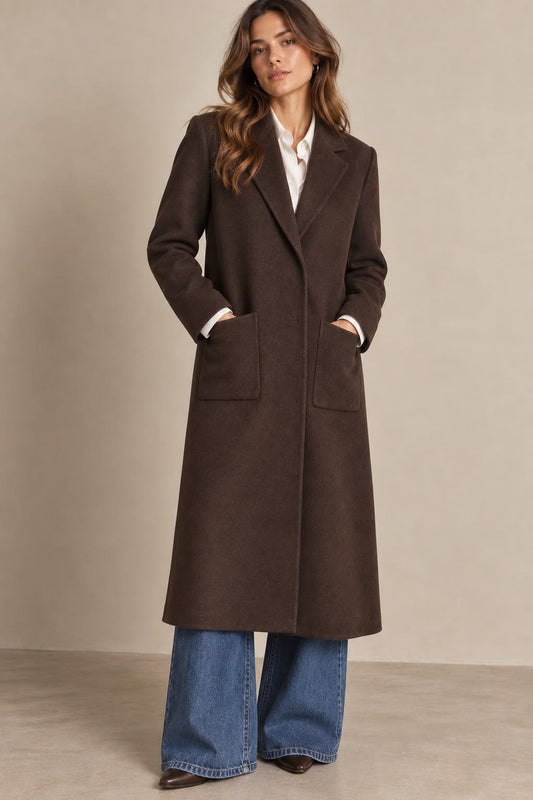 CAPPOTTO HAND MADE LUNGO CIOCCOLATO