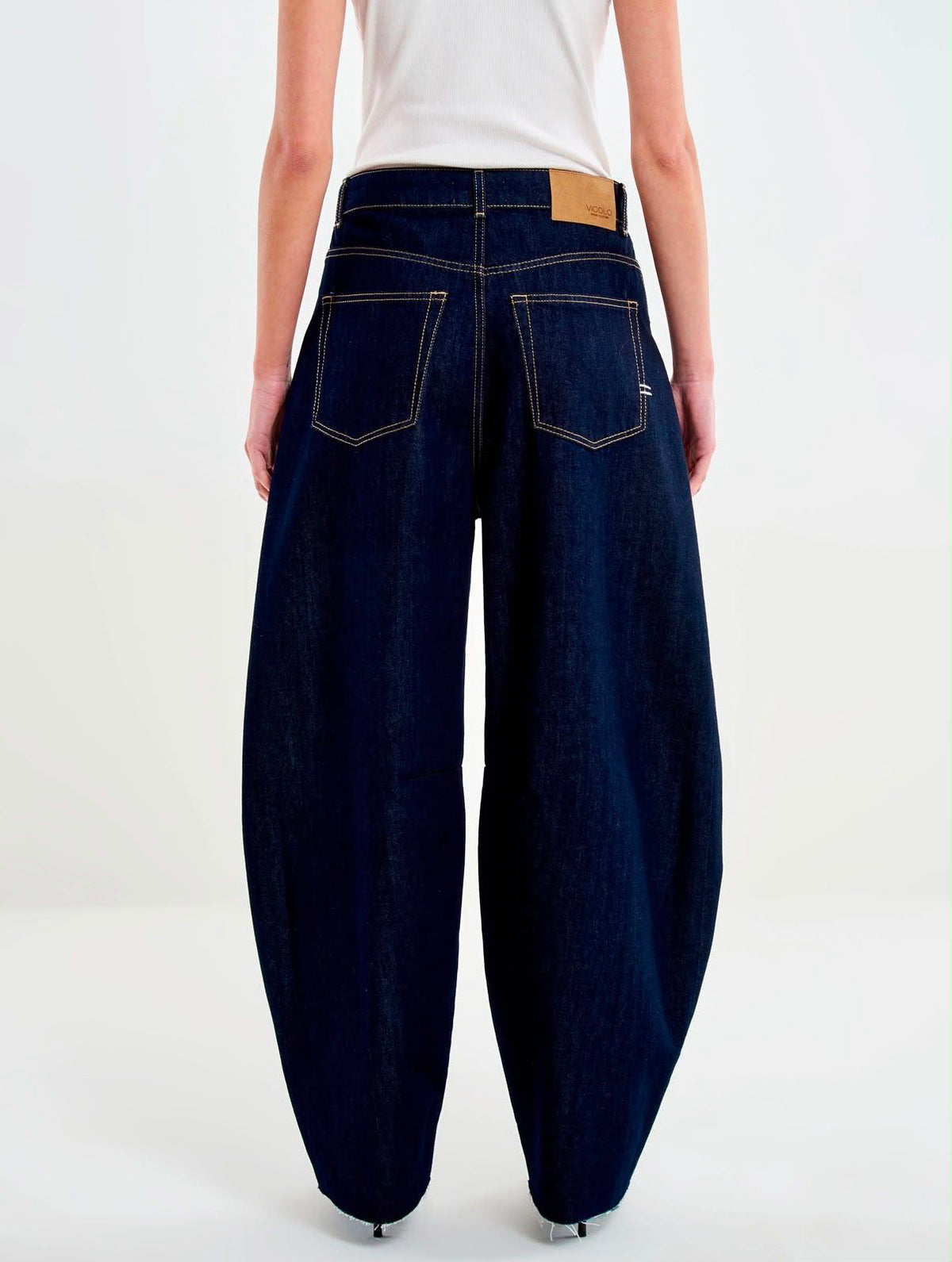 JEANS DELIA BARREL DENIM RINSE